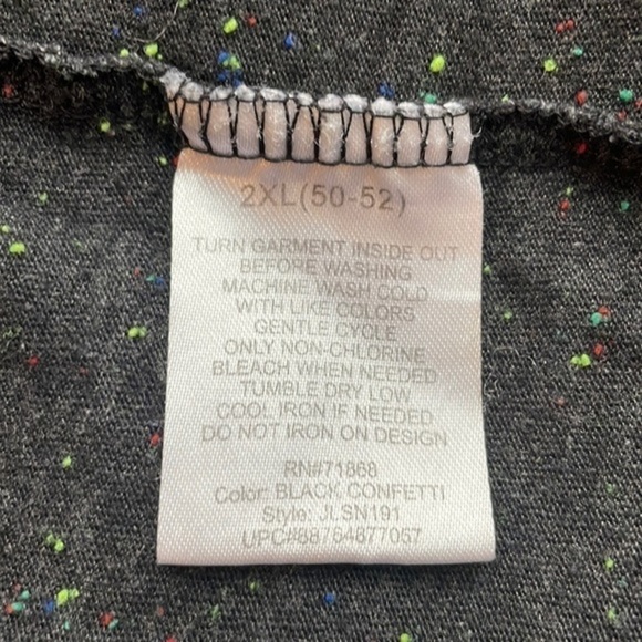 VINTAGE WARNER BROS. | Men’s VINTAGE (1996) Black Confetti SPACE JAM XXL Shirt - Picture 2 of 9